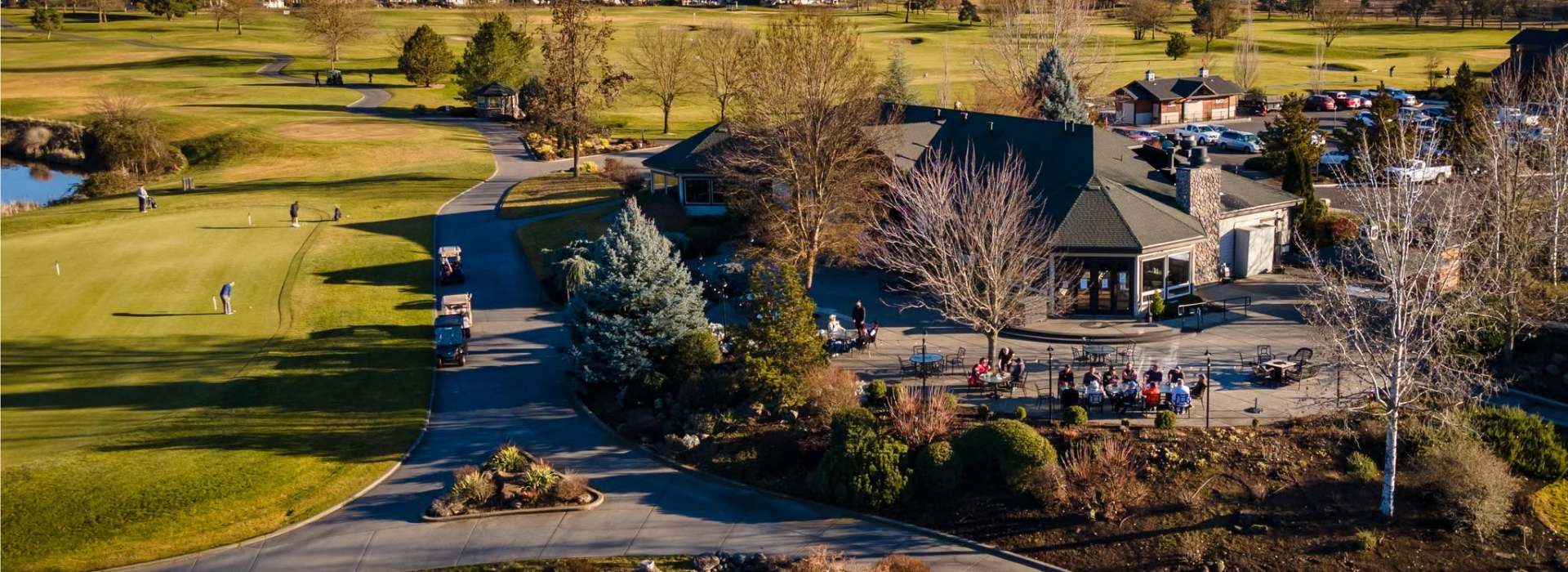 Golf course green