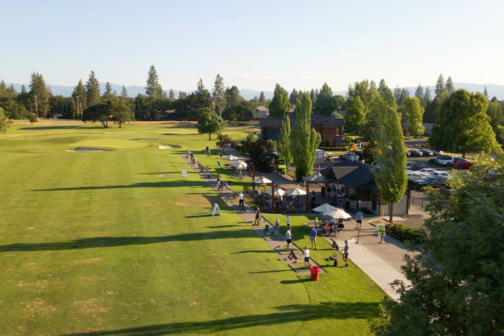 Aerial view of range